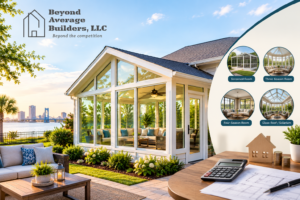 Modern sunroom addition in Jacksonville, FL, illustrating different sunroom styles and cost-planning considerations.